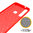 Flexi Slim Carbon Fibre Case for Motorola Moto G8 Plus - Brushed Red