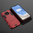 Slim Armour Tough Shockproof Case & Stand for OnePlus 7T - Red