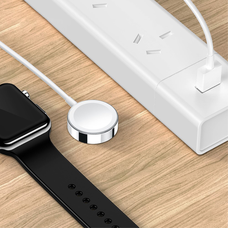 Usams Magnetic Charging Cable For Apple Watch Series 5 Silver