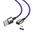 Baseus (2.4A) Detachable Magnetic Micro USB Charging Cable (1m) - Purple