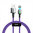 Baseus (2.4A) Detachable Magnetic Micro USB Charging Cable (1m) - Purple