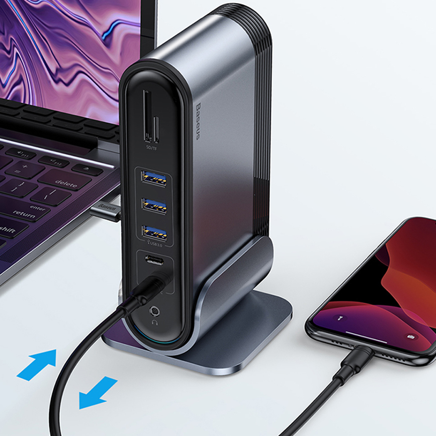 Baseus 16-in-1 USB Type-C Hub Adapter Station for MacBook Laptop