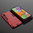 Slim Armour Tough Shockproof Case & Stand for Samsung Galaxy A90 5G - Red