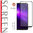 Full Coverage Tempered Glass Screen Protector for Motorola One Macro - Black