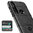 Anti-Shock Grid Texture Shockproof Case for Motorola One Macro - Black