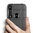 Anti-Shock Grid Texture Shockproof Case for Motorola One Macro - Black