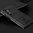 Anti-Shock Grid Texture Shockproof Case for Xiaomi Mi Note 10 Pro - Black