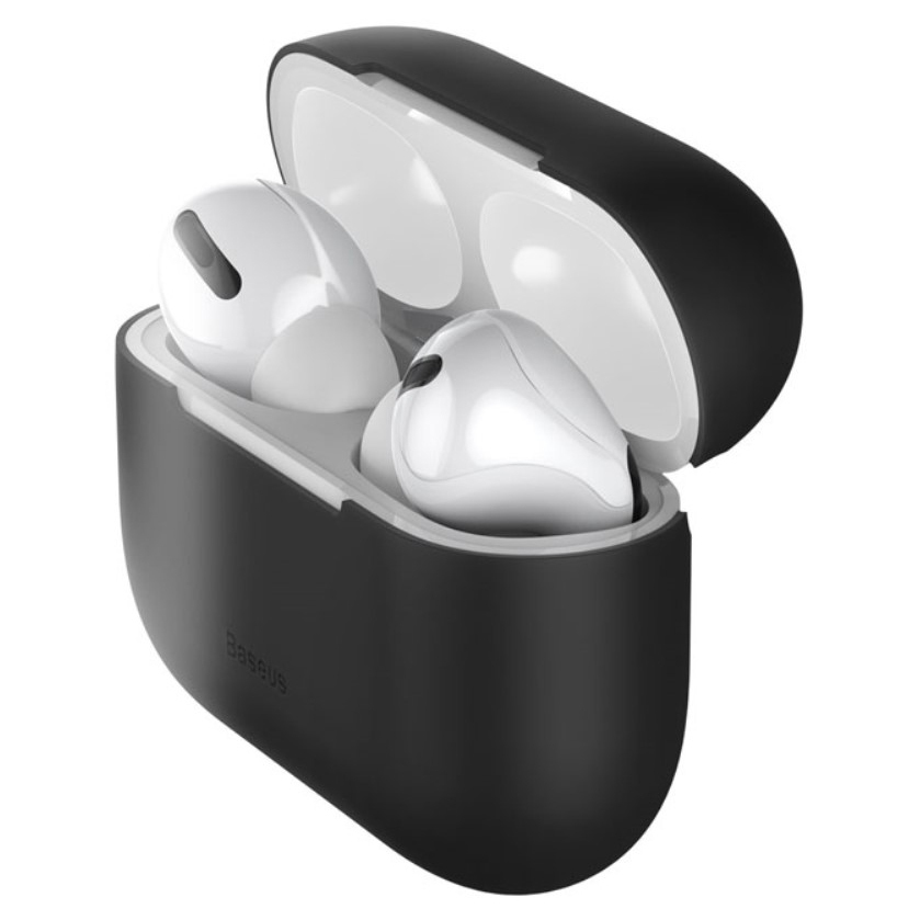 Baseus Super Thin Silica Case for Apple AirPods Pro (Black)