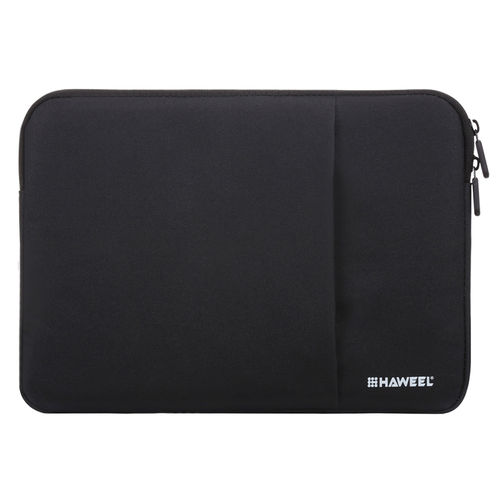 Haweel (15 to 16-inch) Zipper Sleeve Carry Case for iPad Pro / MacBook Pro / Laptop - Black