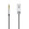 Baseus 3.5mm to USB Bluetooth 5.0 Wireless Audio Receiver Adapter Cable - Black