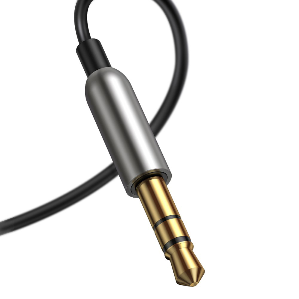 Baseus 3.5mm to USB Bluetooth 5.0 Wireless Audio Receiver Adapter Cable - Black
