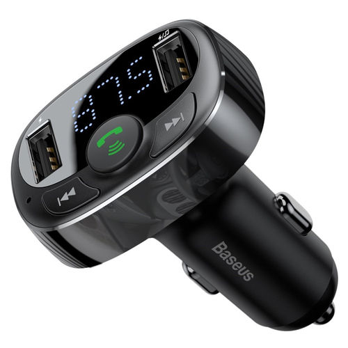 Baseus Car FM Radio / Bluetooth Audio Transmitter / Dual USB Charger / SD Card Player