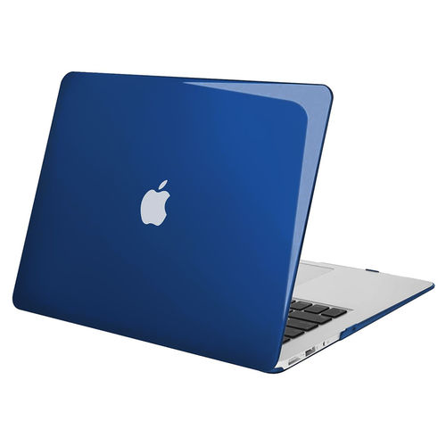 Glossy Hard Shell Case for Apple MacBook Air (13-inch) A1466 / ​A1369 - Dark Blue