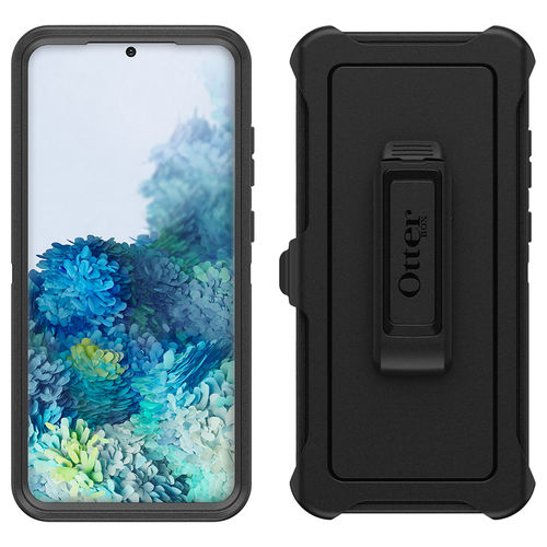OtterBox Defender Shockproof Case & Belt Clip for Samsung Galaxy S20+ (Black)