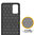 Flexi Slim Carbon Fibre Case for Samsung Galaxy S20+ (Brushed Black)