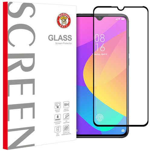 Full Coverage Tempered Glass Screen Protector for Xiaomi Mi 9 Lite - Black