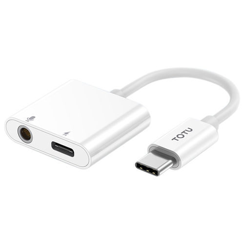 Totu (18W) USB-PD Type-C to 3.5mm Aux Jack / Audio DAC Converter / Charging Adapter