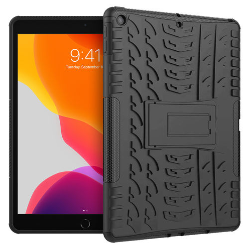 Dual Layer Rugged Shockproof Case & Stand for Apple iPad 10.2-inch (7th / 8th / 9th Gen)