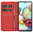 Leather Wallet Case & Card Holder Pouch for Samsung Galaxy A71 4G - Red