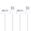 (2-Pack) 30-Pin to USB Charging Cable (1m) for Apple iPhone / iPad - White