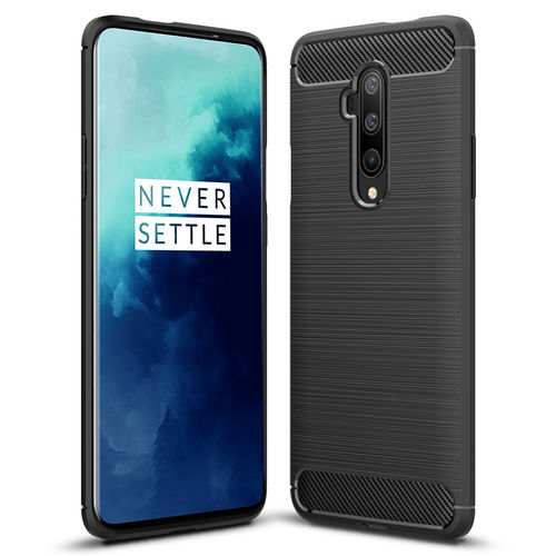 Flexi Slim Carbon Fibre Case for OnePlus 7T Pro - Brushed Black