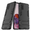 Slim Armour Tough Shockproof Case & Stand for Samsung Galaxy S20 - Black