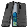 Slim Armour Tough Shockproof Case & Stand for Samsung Galaxy S20+ (Black)