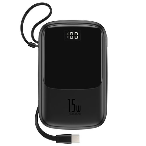 Baseus Qpow 10000mAh Power Bank / (15W) USB Charger / Type-C Cable