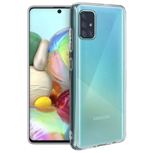 Flexi Slim Gel Case for Samsung Galaxy A71 4G - Clear (Gloss Grip)