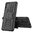 Dual Layer Rugged Tough Case & Stand for Samsung Galaxy A51 - Black
