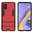 Slim Armour Tough Shockproof Case & Stand for Samsung Galaxy A51 - Red