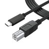 USB Type-C to Type-B (Male) Data Cable (1m) - Black