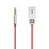 Baseus USB Bluetooth Audio Wireless Receiver to 3.5mm Adapter Cable - Red