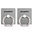 (2-Pack) Haweel 360 Finger Ring Holder & Stand for Phone / Tablet - Dark Grey