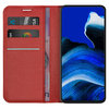 Leather Wallet Case & Card Holder Pouch for Oppo Reno2 Z - Red