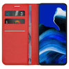 Leather Wallet Case & Card Holder Pouch for Oppo Reno2 Z - Red