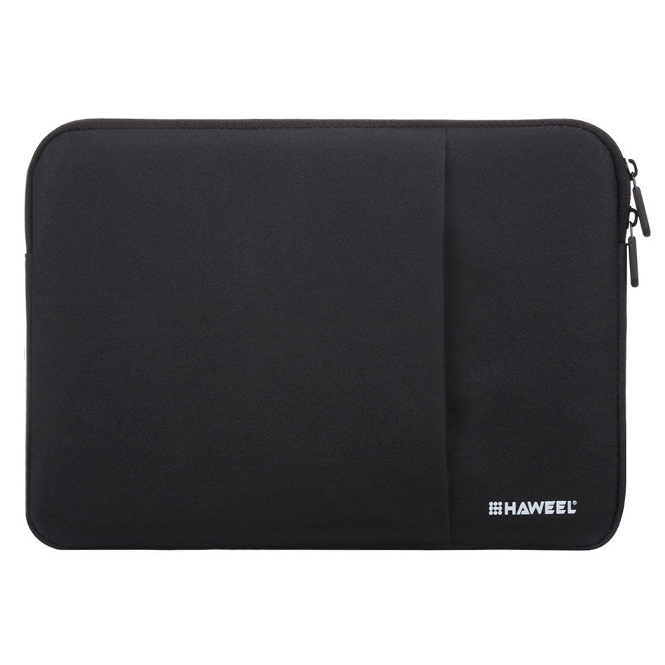 Haweel (12 to 13.5-inch) Zipper Sleeve Carry Case for iPad Pro / MacBook Pro / Laptop - Black