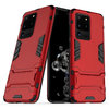 Slim Armour Tough Shockproof Case & Stand for Samsung Galaxy S20 Ultra - Red