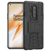 Dual Layer Rugged Tough Case & Stand for OnePlus 8 Pro - Black