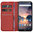Leather Wallet Case & Card Holder Pouch for Nokia 1.3 - Red