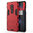 Slim Armour Tough Shockproof Case & Stand for OnePlus 8 Pro - Red