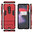 Slim Armour Tough Shockproof Case & Stand for OnePlus 8 Pro - Red