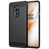 Mofi Flexi Slim Carbon Fibre Case for OnePlus 8 Pro - Brushed Black