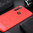 Flexi Slim Carbon Fibre Case for Motorola Moto G8 - Brushed Red