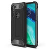 Military Defender Tough Shockproof Case for Motorola Moto G8 - Black