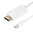 Long Mini DisplayPort to HDMI Adapter Cable (1.8m) - White