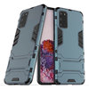 Slim Armour Tough Shockproof Case & Stand for Samsung Galaxy S20 - Blue