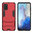 Slim Armour Tough Shockproof Case & Stand for Samsung Galaxy S20 - Red