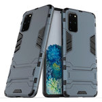 Slim Armour Tough Shockproof Case & Stand for Samsung Galaxy S20+ (Blue)