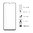 Full Coverage Tempered Glass Screen Protector for Oppo A91 - Black